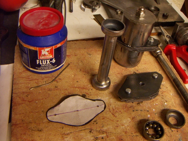 onderdelen van het pedaal