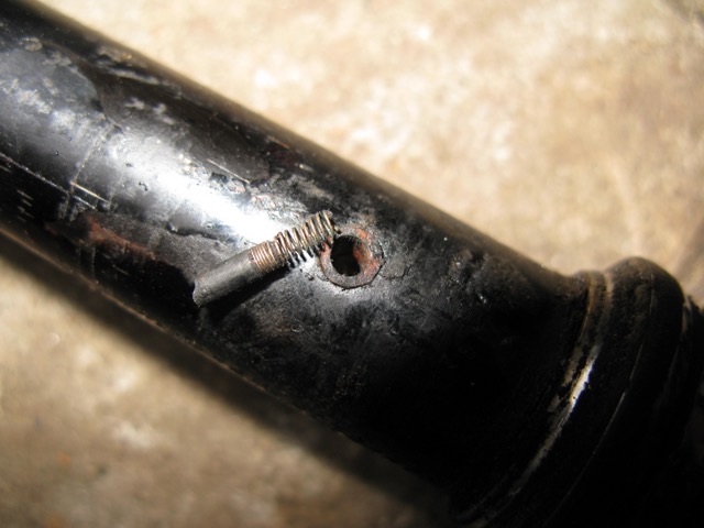 sleepcontact in vorkbuis er uit gehaald