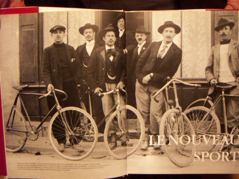 Foto uit frans boek Archives du vélo