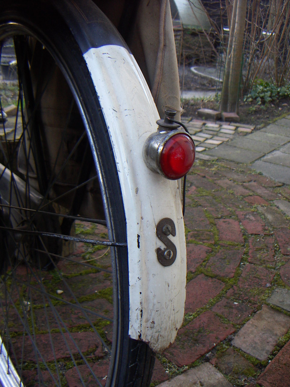 Simplex eind jaren 40 achterspatbord