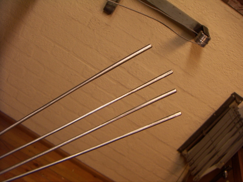 geslepen spaken de draad moet nog